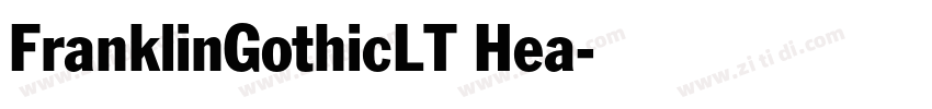 FranklinGothicLT Hea字体转换